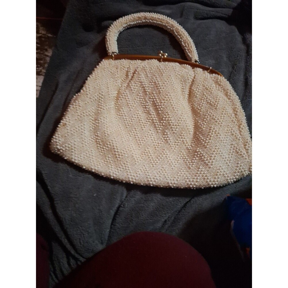 vintage beaded purse made in hong kong